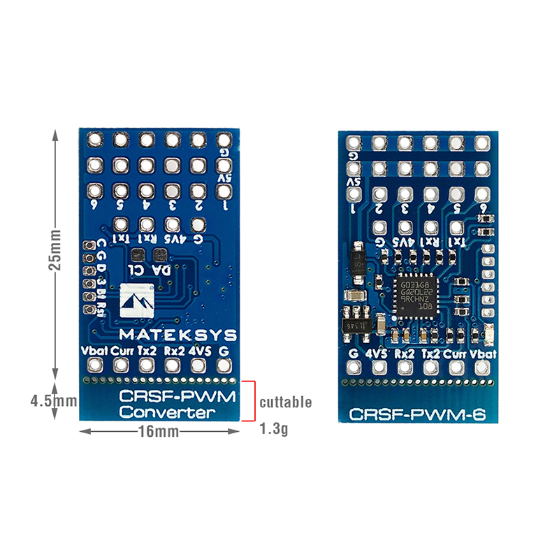 Matek CRSF to PWM Converter CR - Tbs Fpv Crossfire review and price